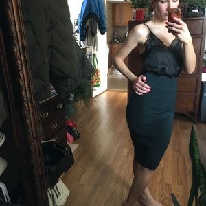 Thick ribbed Stretch sweater skirt
